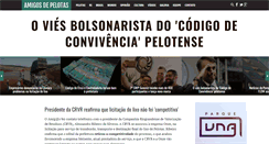 Desktop Screenshot of amigosdepelotas.com.br