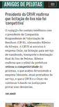 Mobile Screenshot of amigosdepelotas.com.br