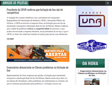 Tablet Screenshot of amigosdepelotas.com.br